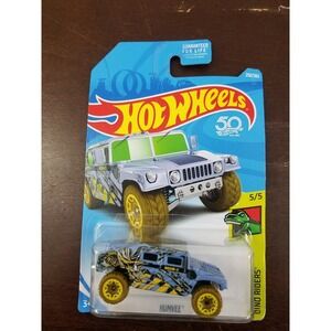 HOT‎ WHEELS DINO RIDERS SERIES HUMVEE IN LT BLUE #5/5 OR #250/365